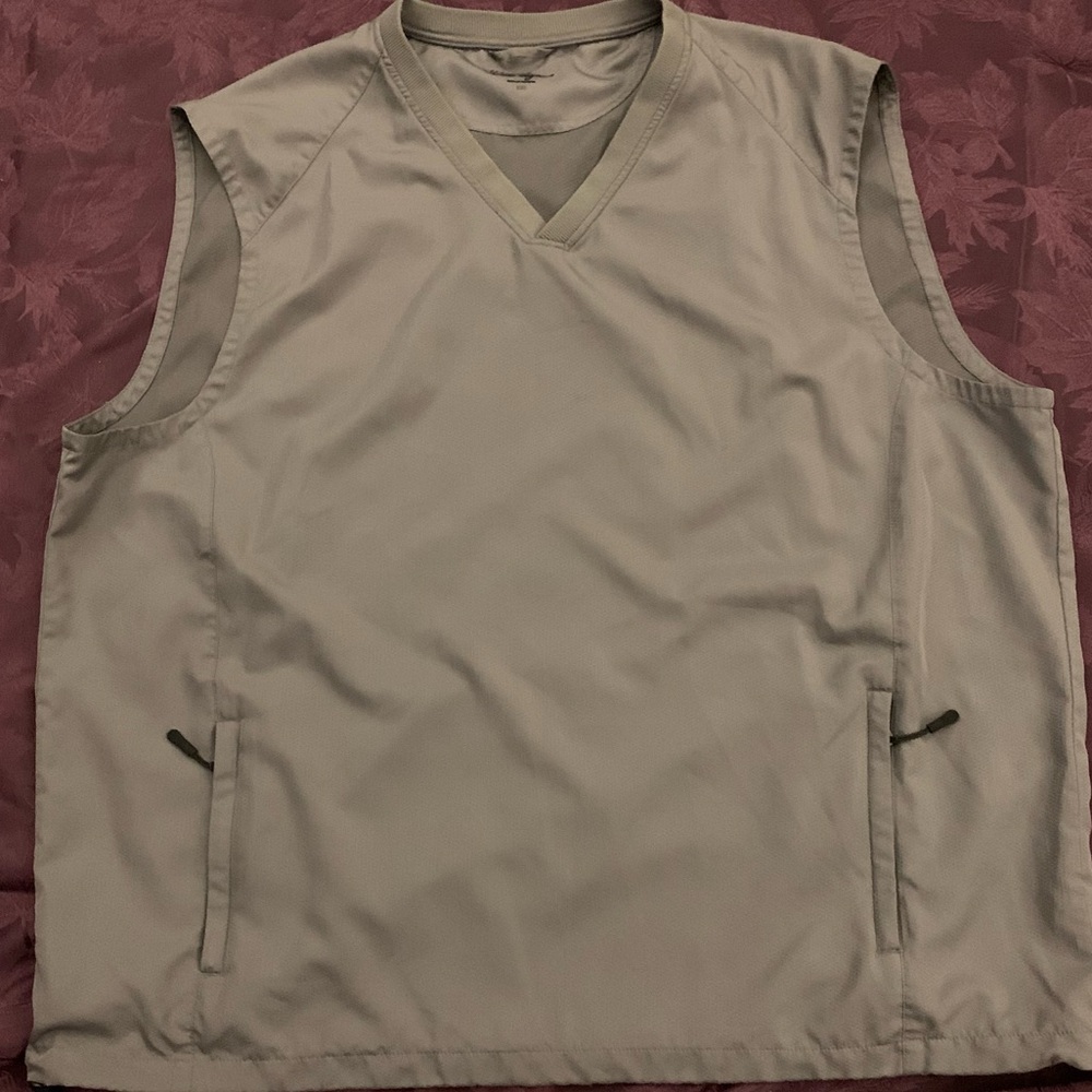 WALTER HAGEN Olive Green Polyester Golf Vest